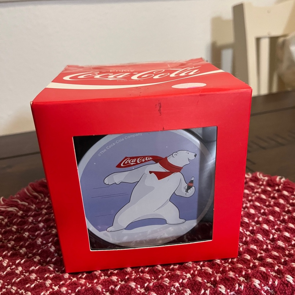 Coca-Cola Limited Edition Polar Bear Collectible Coaster Set (4 pieces)